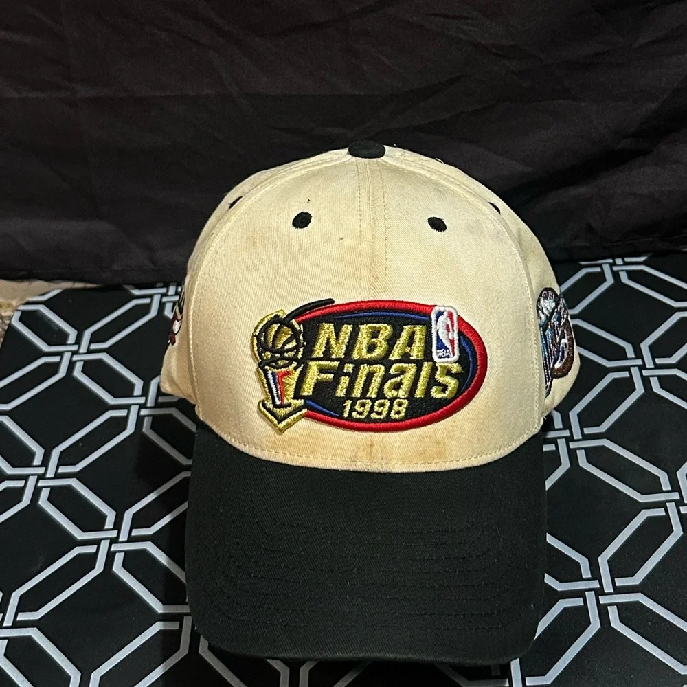 NBA Finals 1998 Cap - Black and Cream
